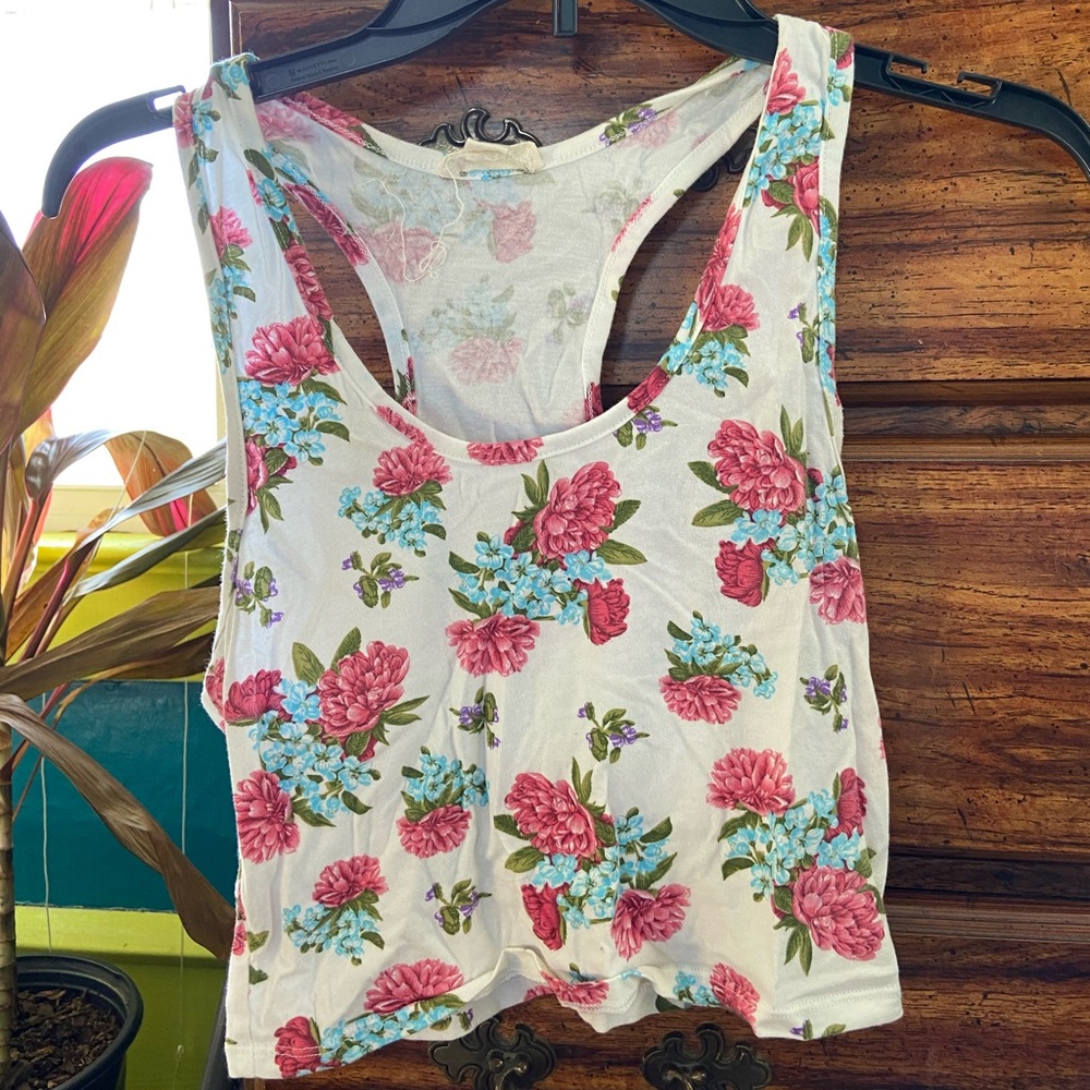 Floral crop top